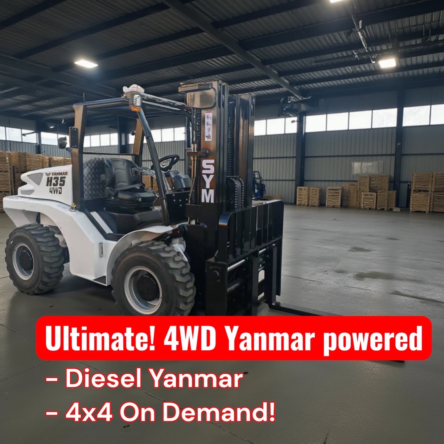Open Cab 3.5 T 4X4 on demand